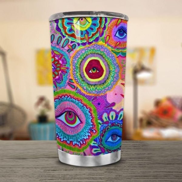 Hippie Eye Art All Over Print  Tumbler